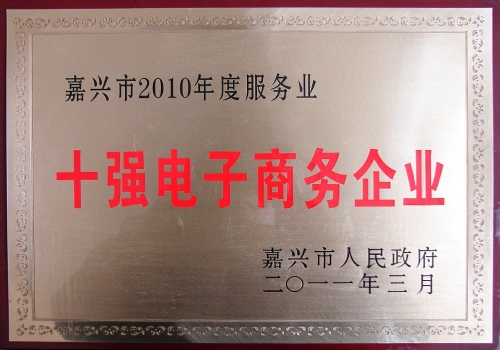 嘉興市十強(qiáng)電子商務(wù)企業(yè)